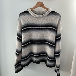 Striped Knit Sweater